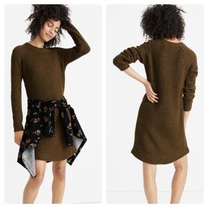 Madewell Hunter Green Sweater Dress Size XXSP